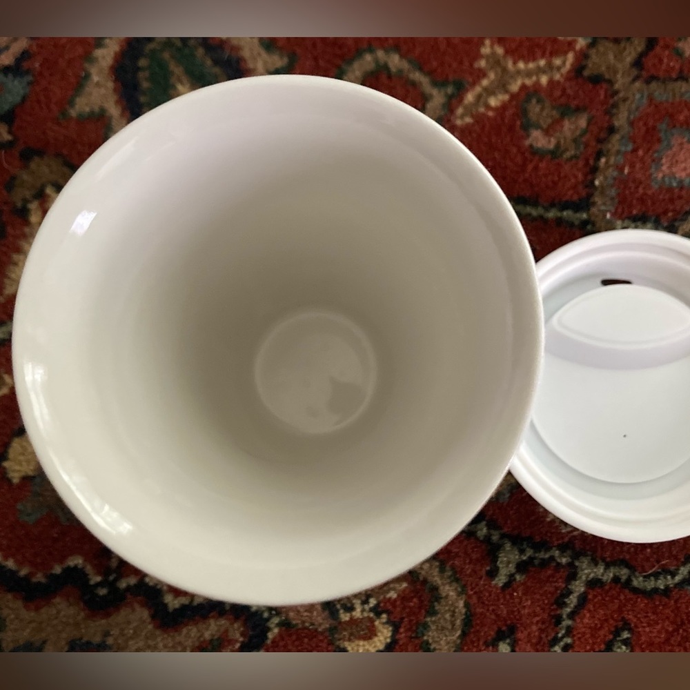 Coffee Mug LENOX Travel Mug BUTTERFLY MEADOWS Coffee Tea Cup DOUBLE WALL Mug Tea - Picture 13 of 13